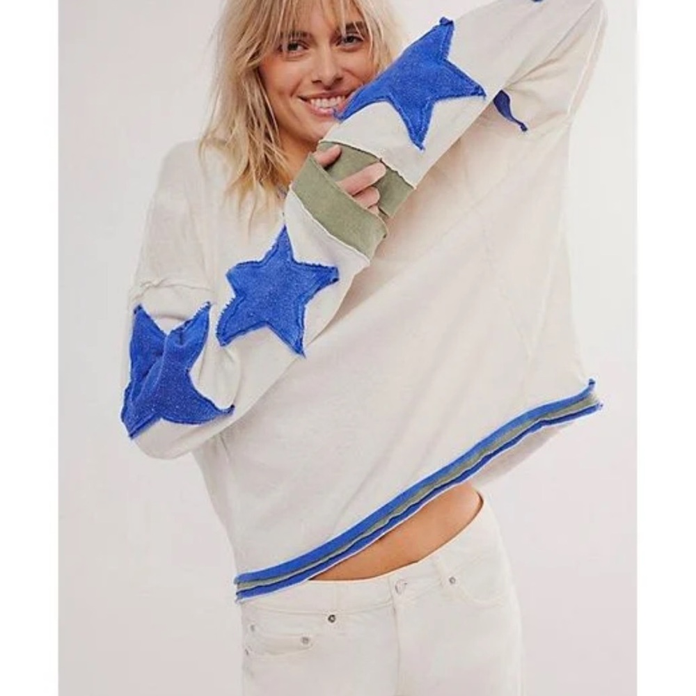 NWOT Free People You’re a Star Tee